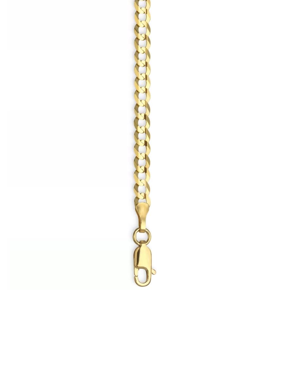 Foto 6 pulgar | Cadena Barbada Zvezda Chapa de Oro 18k