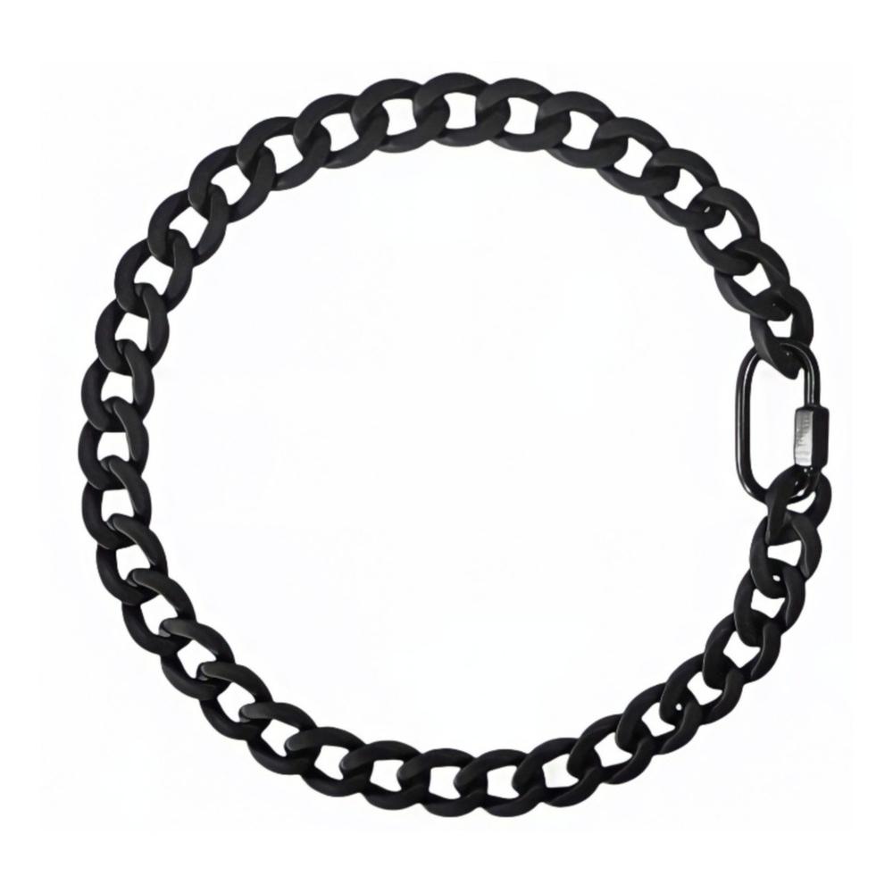 Foto 4 pulgar | Collar Cadena Acrílico Cubana Hombre