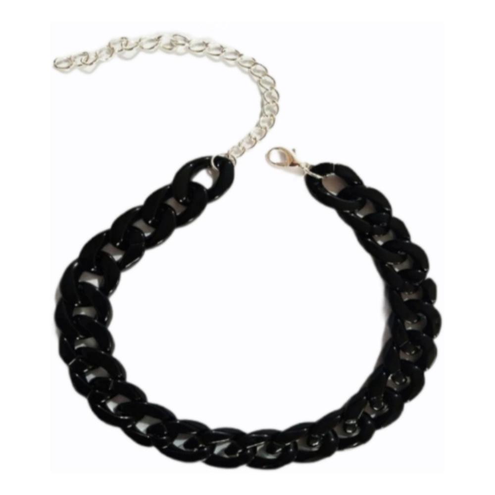 Cadena Collar Acrílico Urbana Cubana Unisex
