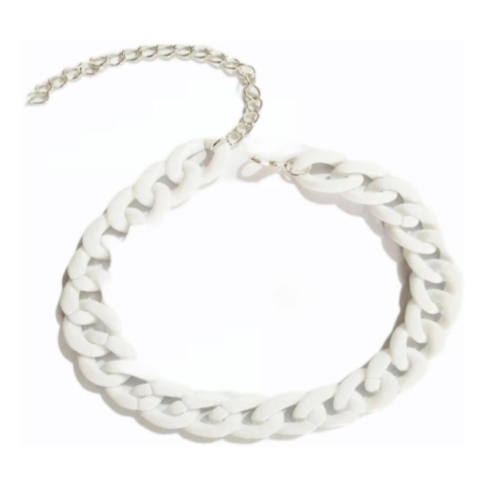 Cadena Collar Acrílico Urbana Cubana Unisex