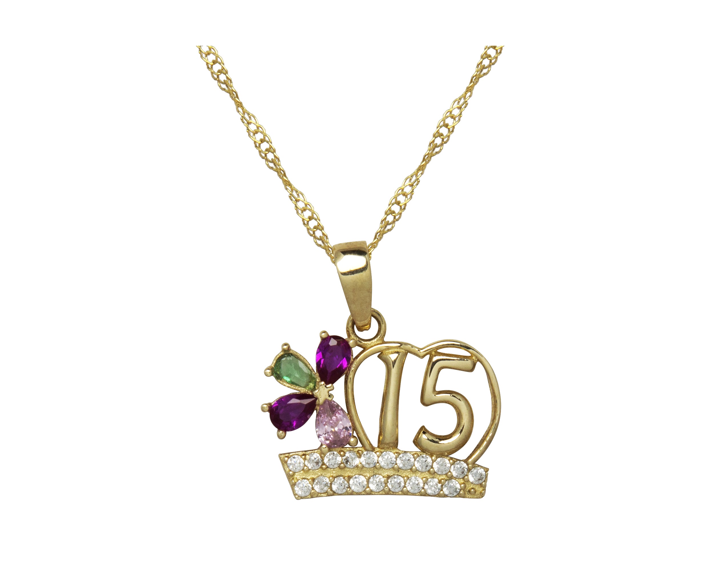 Foto 1 | Collar de Oro 10k Horoz Mi196 para Mujer