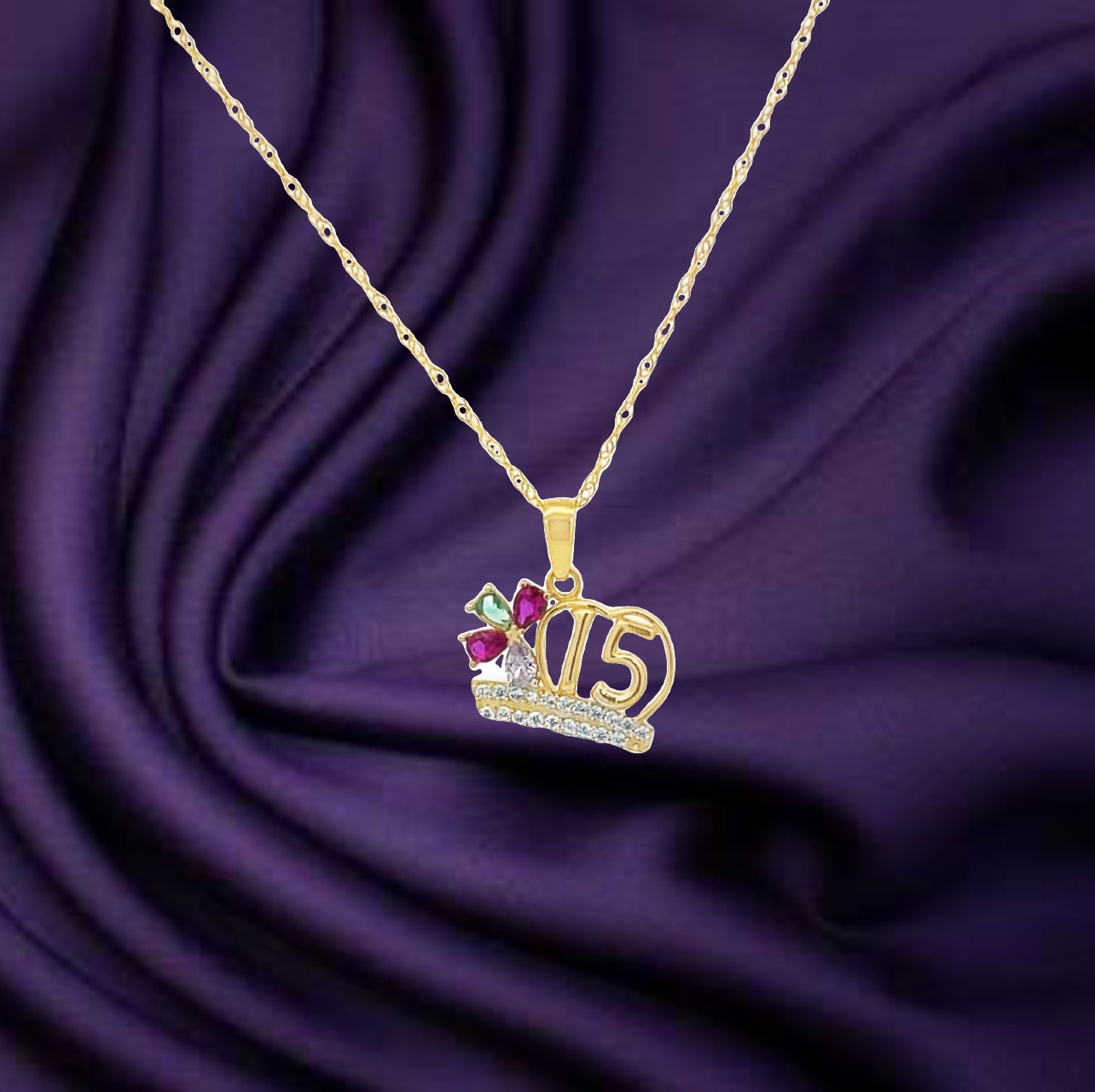 Foto 5 pulgar | Collar de Oro 10k Horoz Mi196 para Mujer