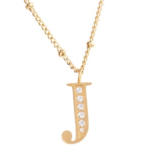 Foto 1 | Collar Luckyly Olga con Letra J
