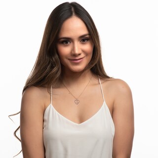 Foto 4 | Collar con Corazón Luckyly Adina con Letra O