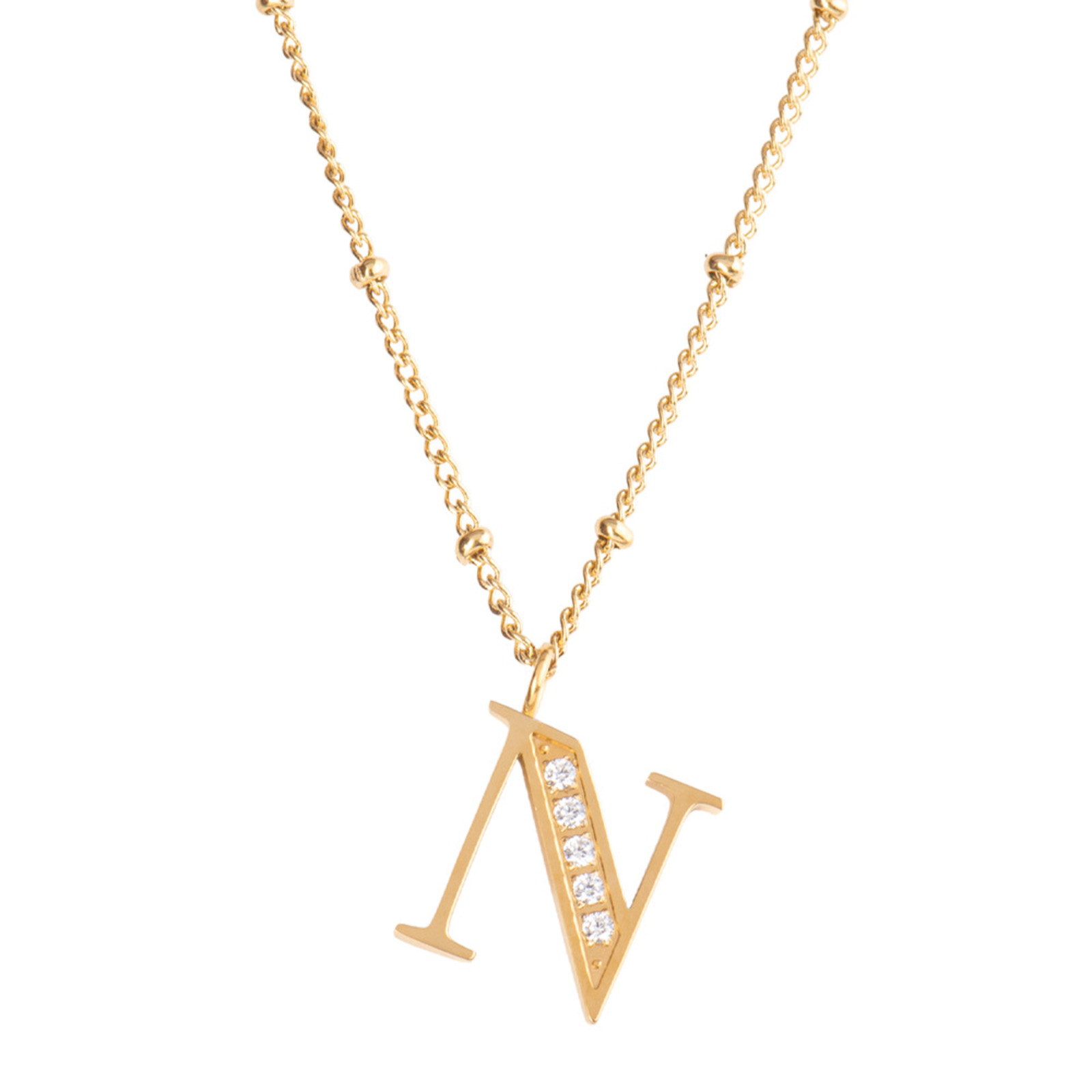 Foto 2 | Collar Luckyly Olga con Letra N