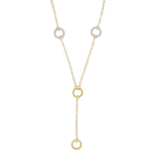 Foto 1 | Collar de Acero Inoxidable Joyas Plafer 1409c-p color Dorado Corbatín de Círculos