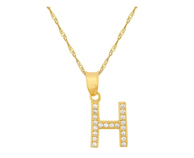 Foto 1 | Collar de Oro 10k Letra H 45cm Horoz M1729