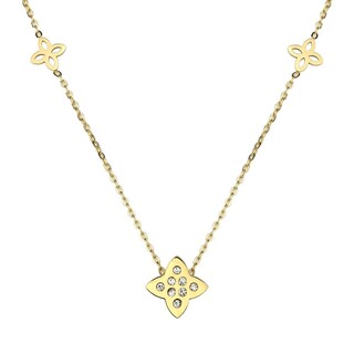 Foto 2 | Collar de Acero Enso Ejn3277g Dorado para Mujer