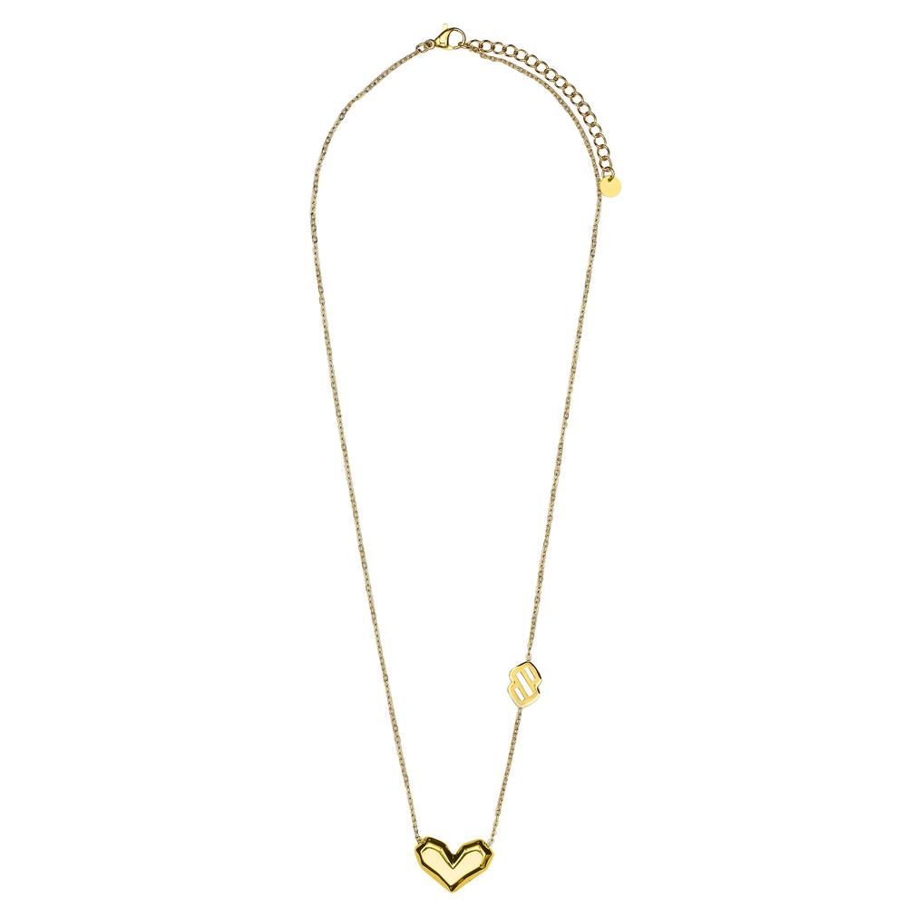 Foto 2 pulgar | Collar de Acero Inoxidable Enso EJN3270G Dorado para Mujer