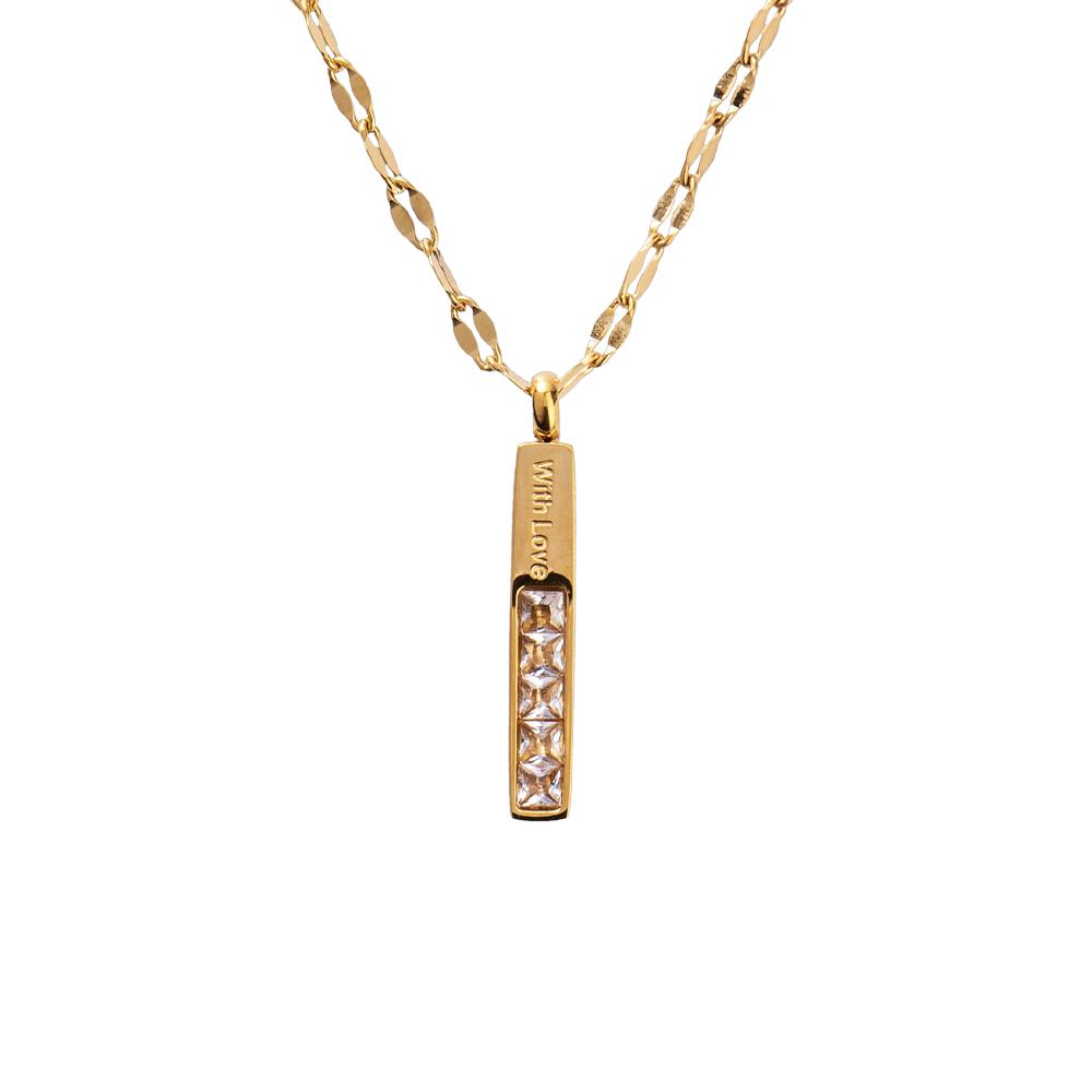Foto 4 pulgar | Collar con Dije Luckyly Helga para Mujer