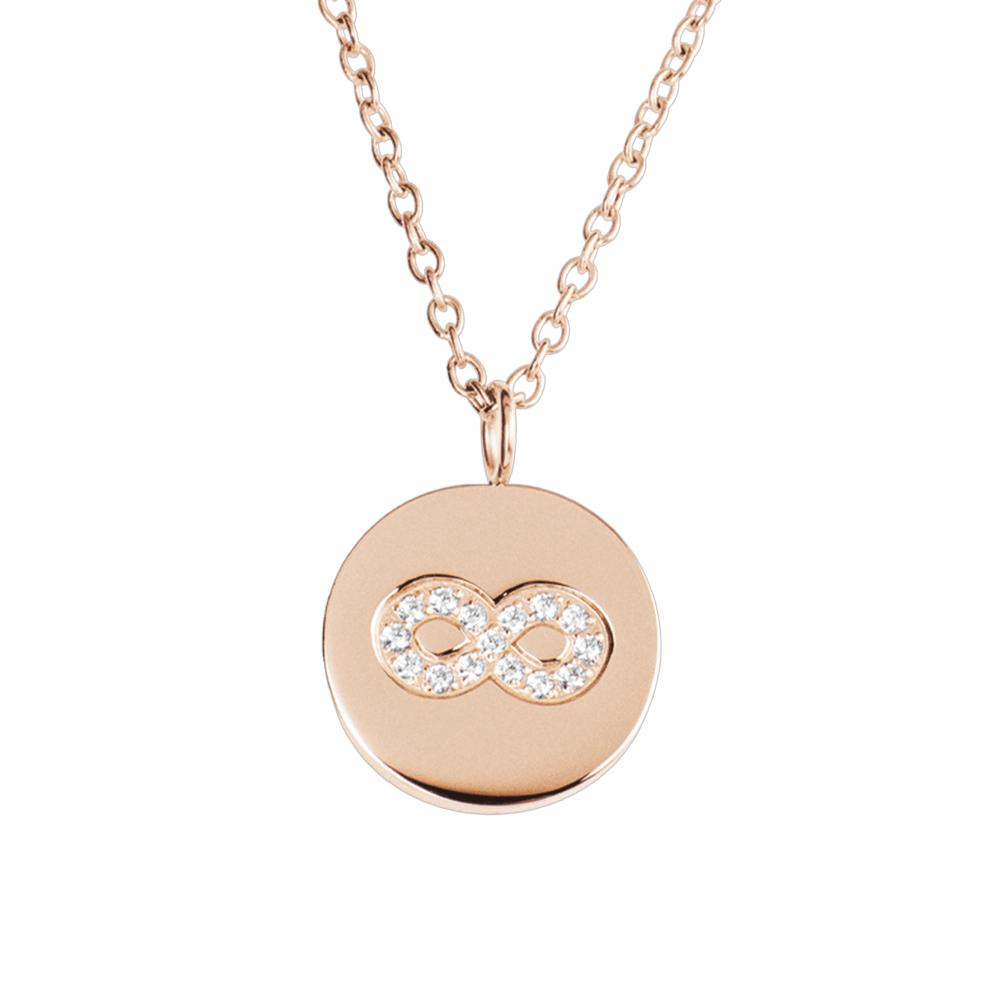Foto 1 | Collar con Dije de Infinito Luckyly Tara Oro Rosa