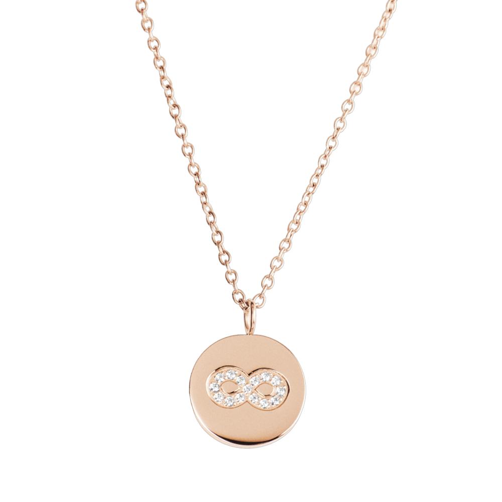 Foto 2 | Collar con Dije de Infinito Luckyly Tara Oro Rosa