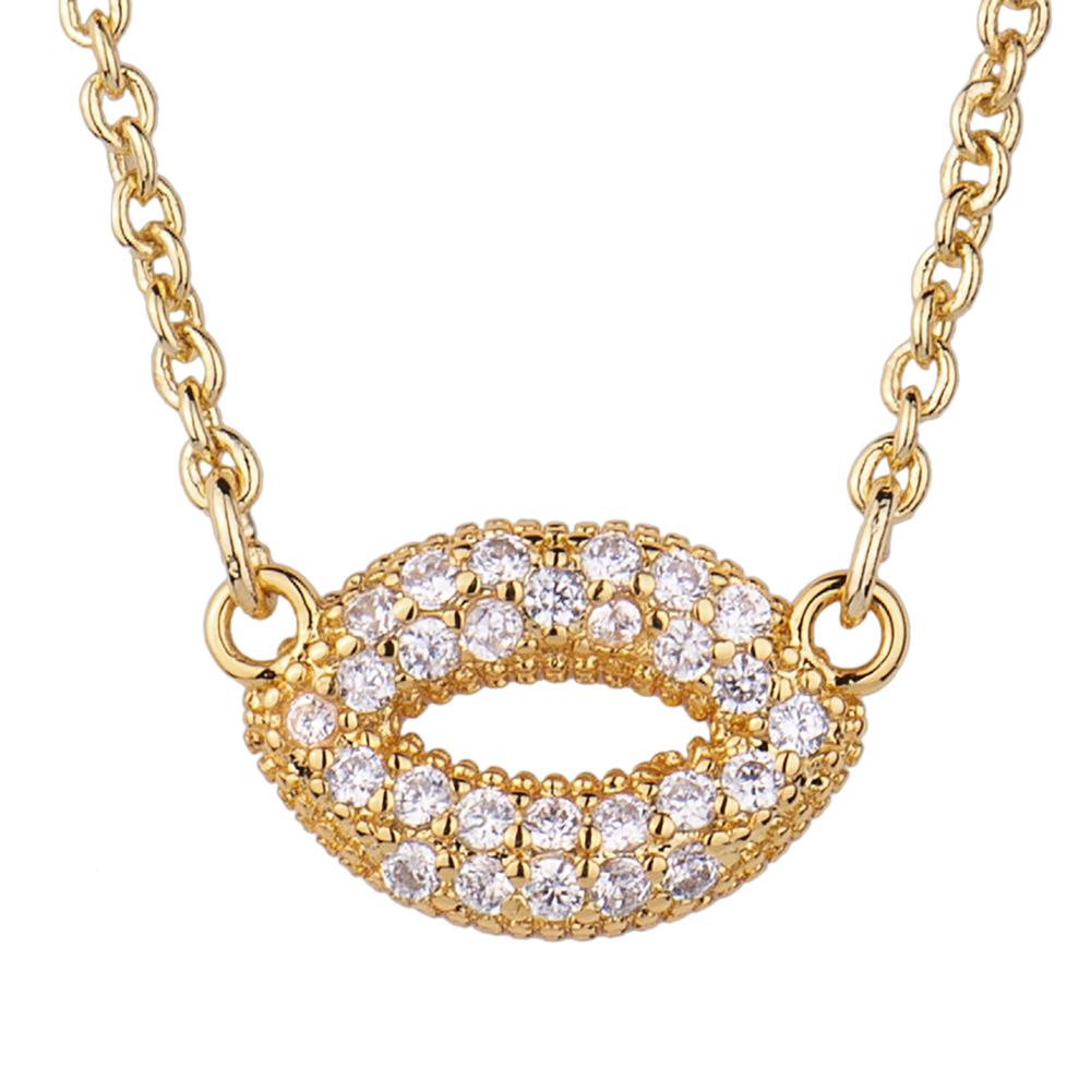 Foto 2 pulgar | Collar de Beso Luckyly Dorado