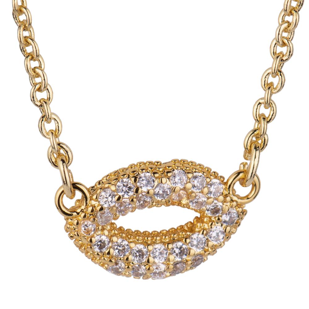 Foto 3 pulgar | Collar de Beso Luckyly Dorado
