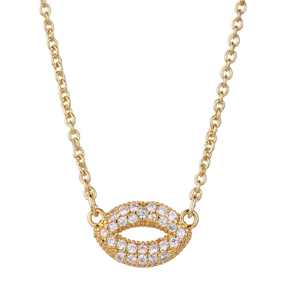Foto 4 pulgar | Collar de Beso Luckyly Dorado