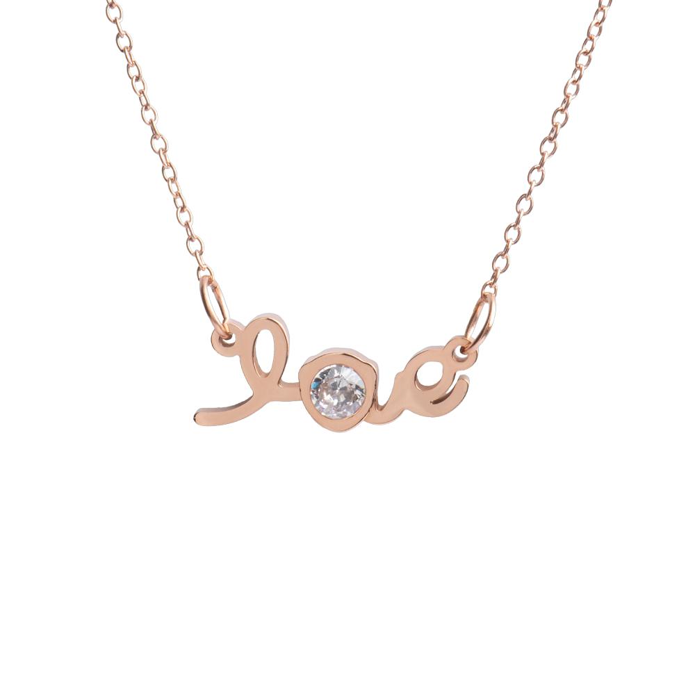 Foto 4 pulgar | Collar Love Luckyly Lovely para Mujer