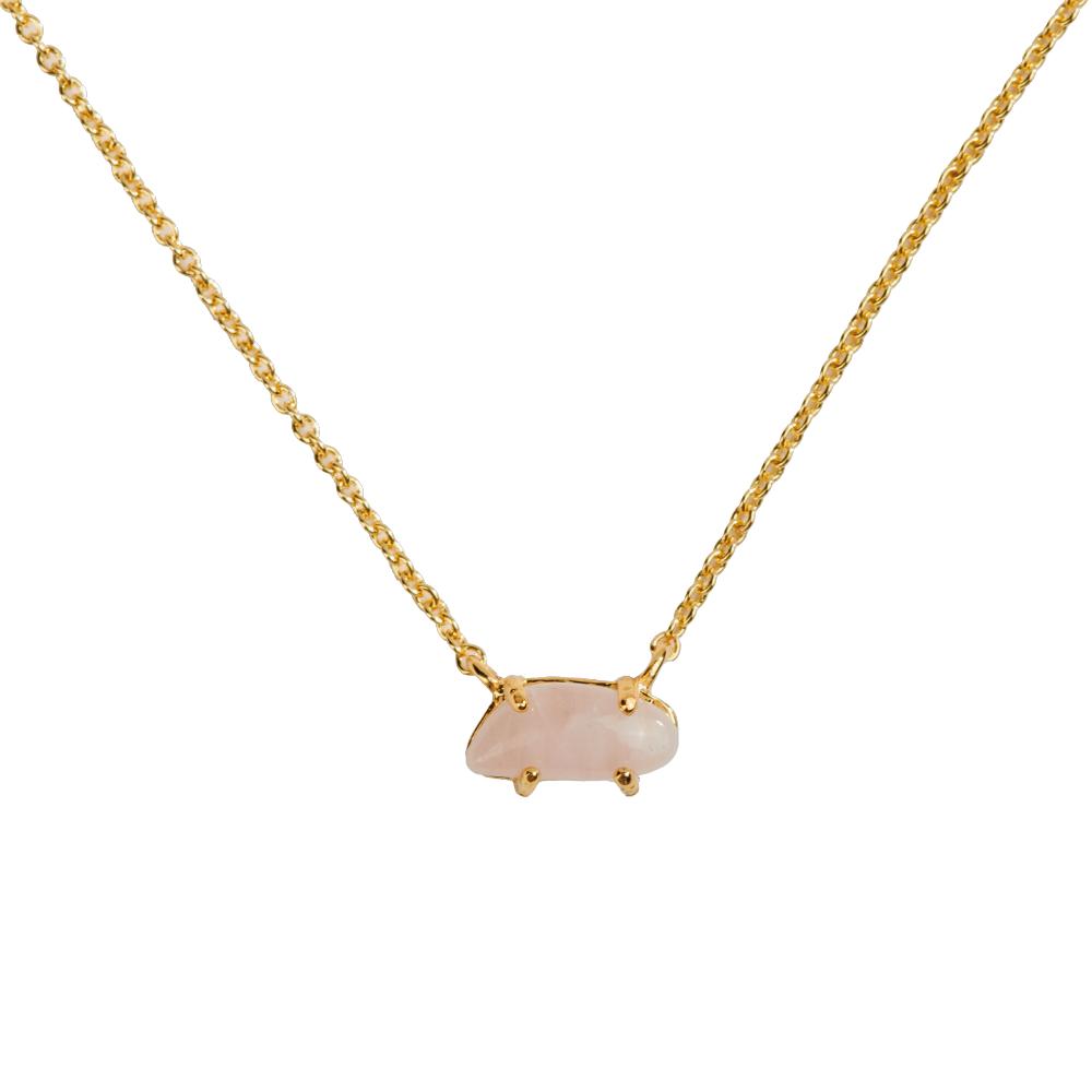 Foto 1 | Collar de Mujer con Piedras Naturales Luckyly, Modelo Ivy Rosa