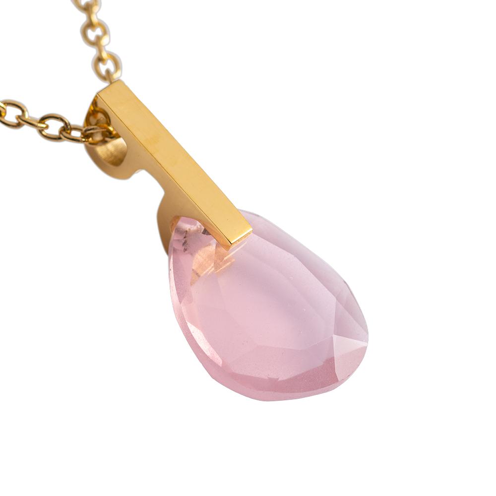 Foto 2 | Cadena para Mujer con Dije de Cristal Luckyly Amber