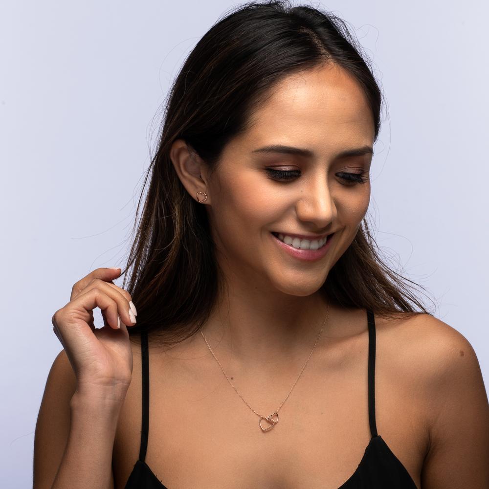 Foto 4 | Collar Luckyly Emma Rosa para Mujer