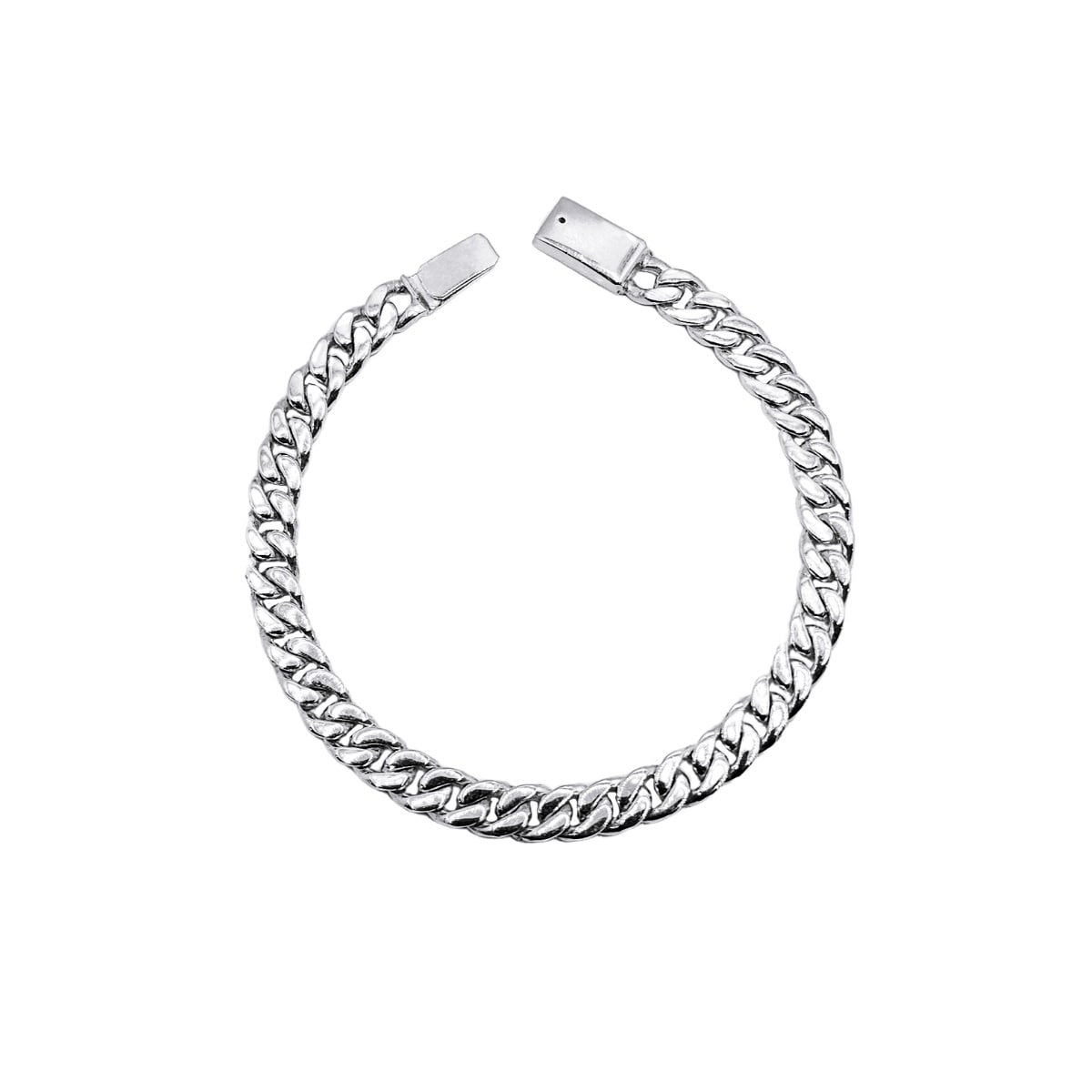 Pulsera Crixus Joyería Barbada de Plata .925 con Broche de Caja $2,340