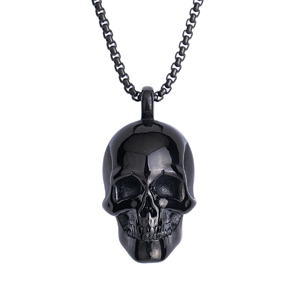 Cadena para Hombre con Dije de Calavera Luckman Troy