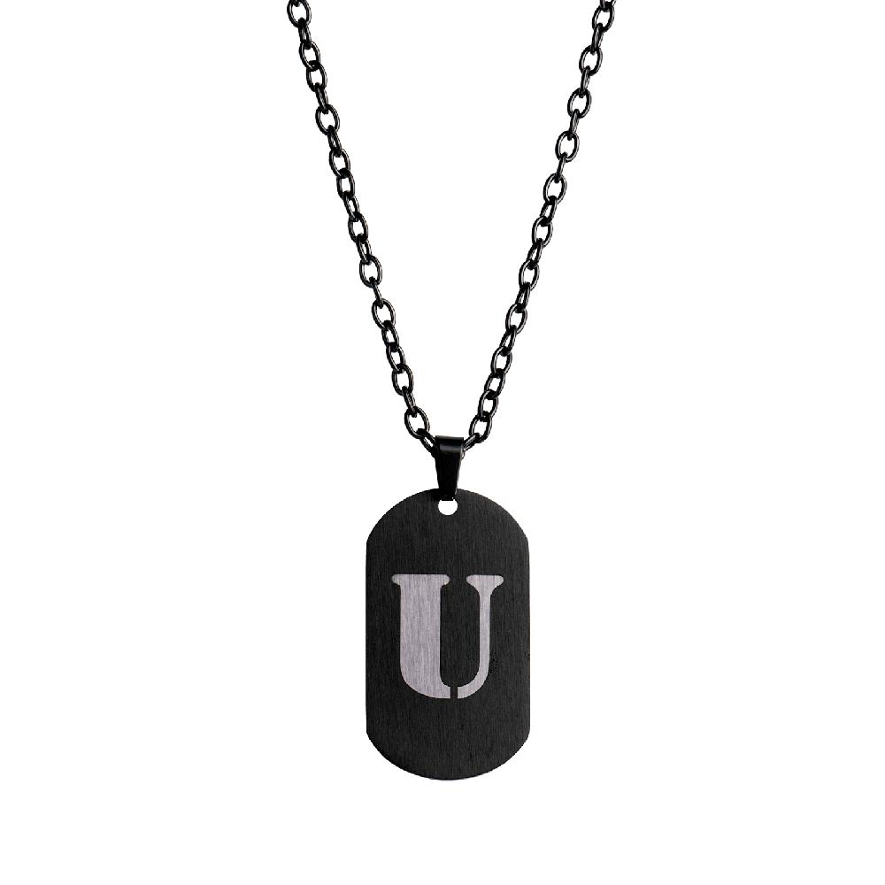Foto 4 pulgar | Collar para Hombre de Inicial Letra U Luckman Dylan