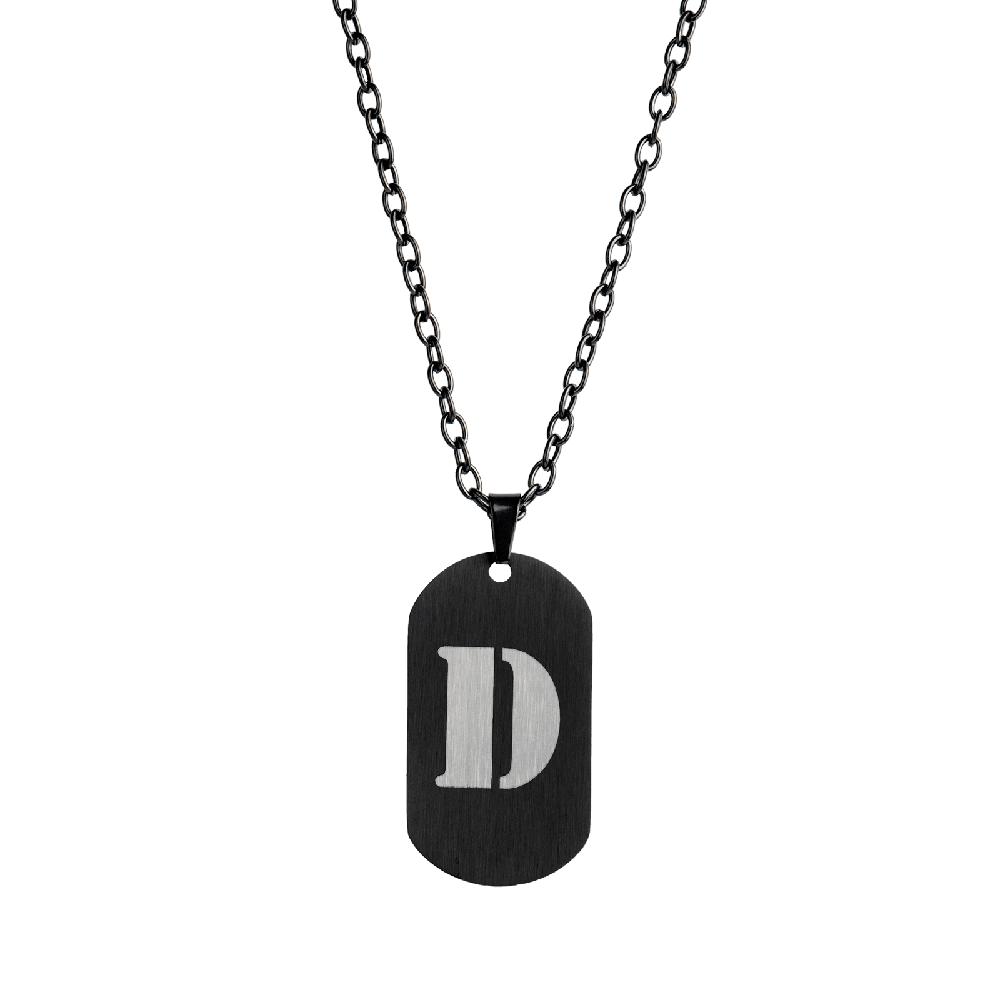 Foto 4 pulgar | Collar con Dije Letra D Luckman para Hombre