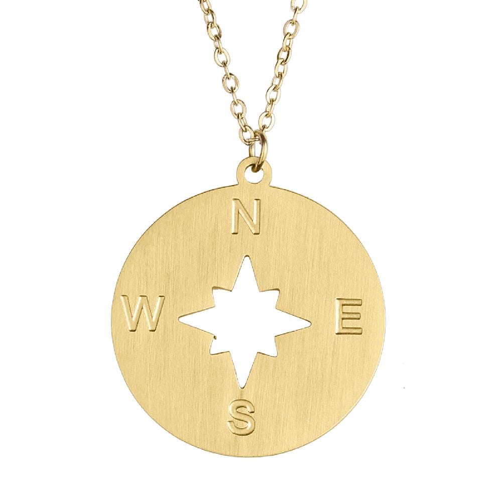 Collar con Dije de Brújula Luckman Bruce para Hombre $479