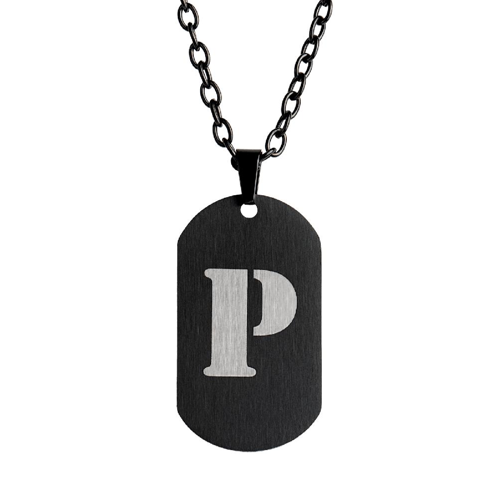 Foto 2 pulgar | Collar para Hombre de Inicial Letra P Luckman Dylan