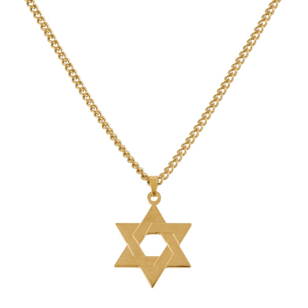 Foto 4 pulgar | Collar de Estrella de David Luckman Dave para Hombre
