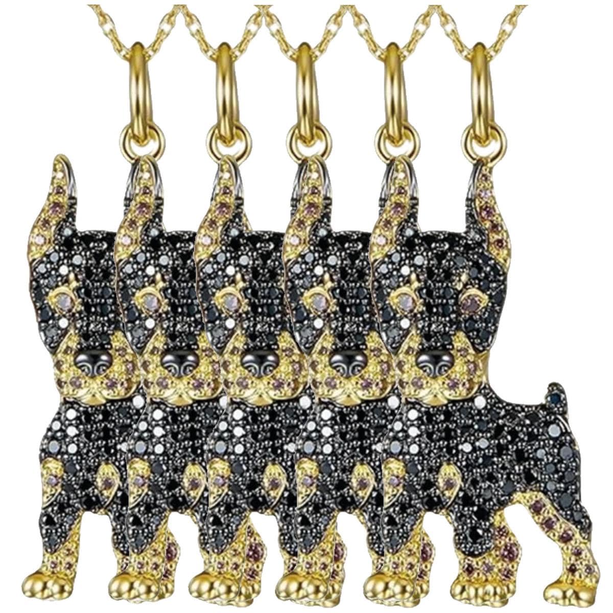 Collar High Mónaco Mxnkg-005 5 Piezas Negras $822