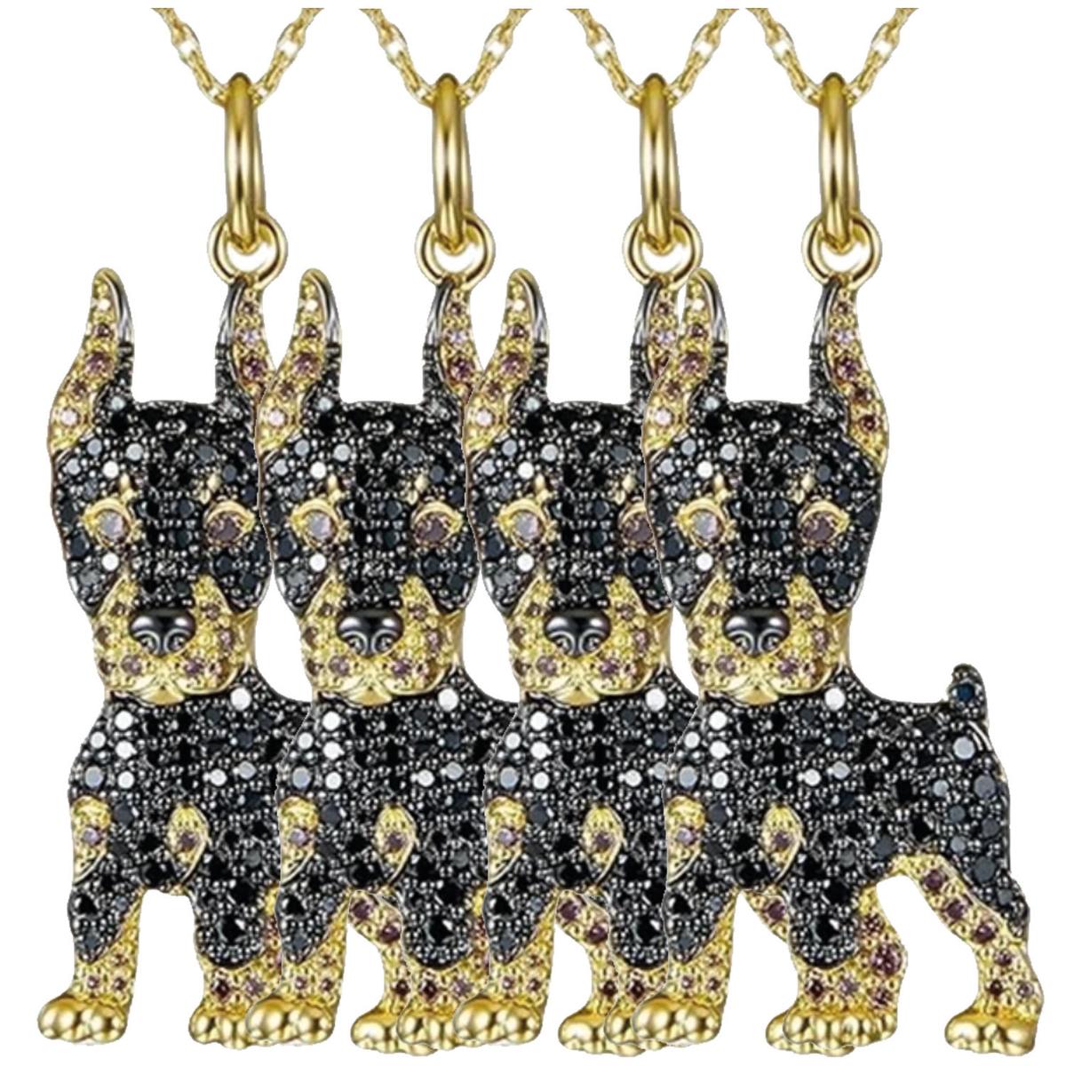 Cadenas Para Dama High Monaco Mxnkg-004 4 Piezas Negro