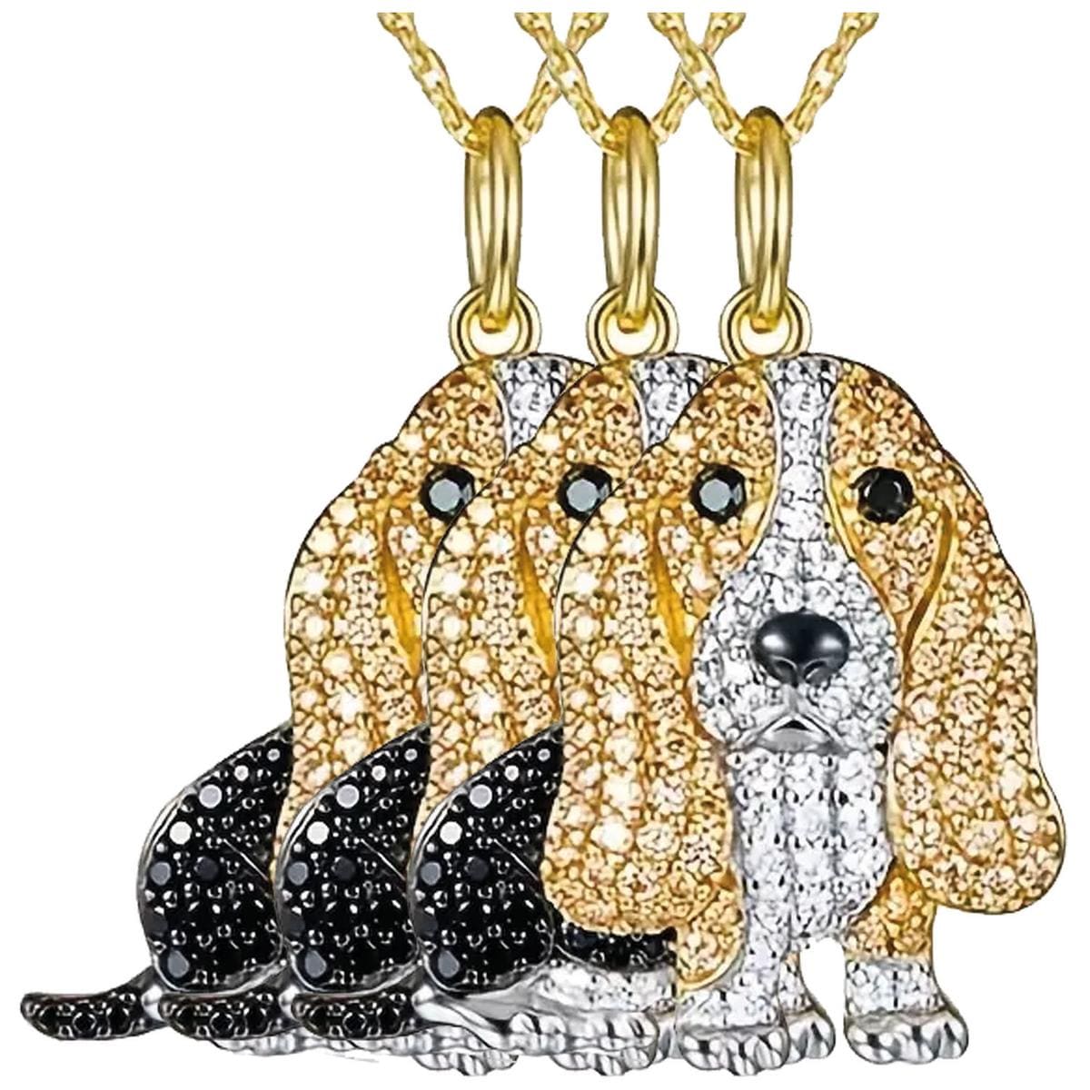 Collares de Perritos High Mónaco Mxkog-003 3 Piezas Dorado y Negro $543