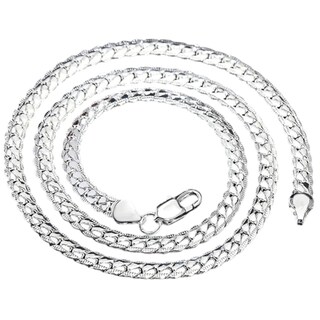 Foto 3 | Cadenas Esterlina Plata Ventdepot Mxepm-009 4 Pieza Plata