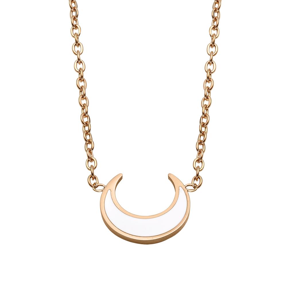 Foto 3 pulgar | Collar de Acero Inoxidable Enso Rosa para Mujer