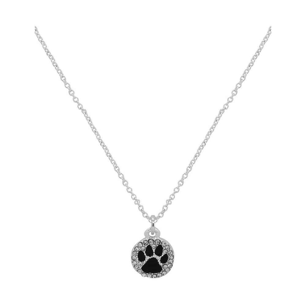 Foto 2 pulgar | Collar Pet Friends Basic Silver 60512997-5pj Cristal para Mujer