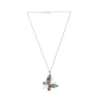 Foto 4 | Set Collar Y Aretes Mariposa Zvezda 0.925 Mujer