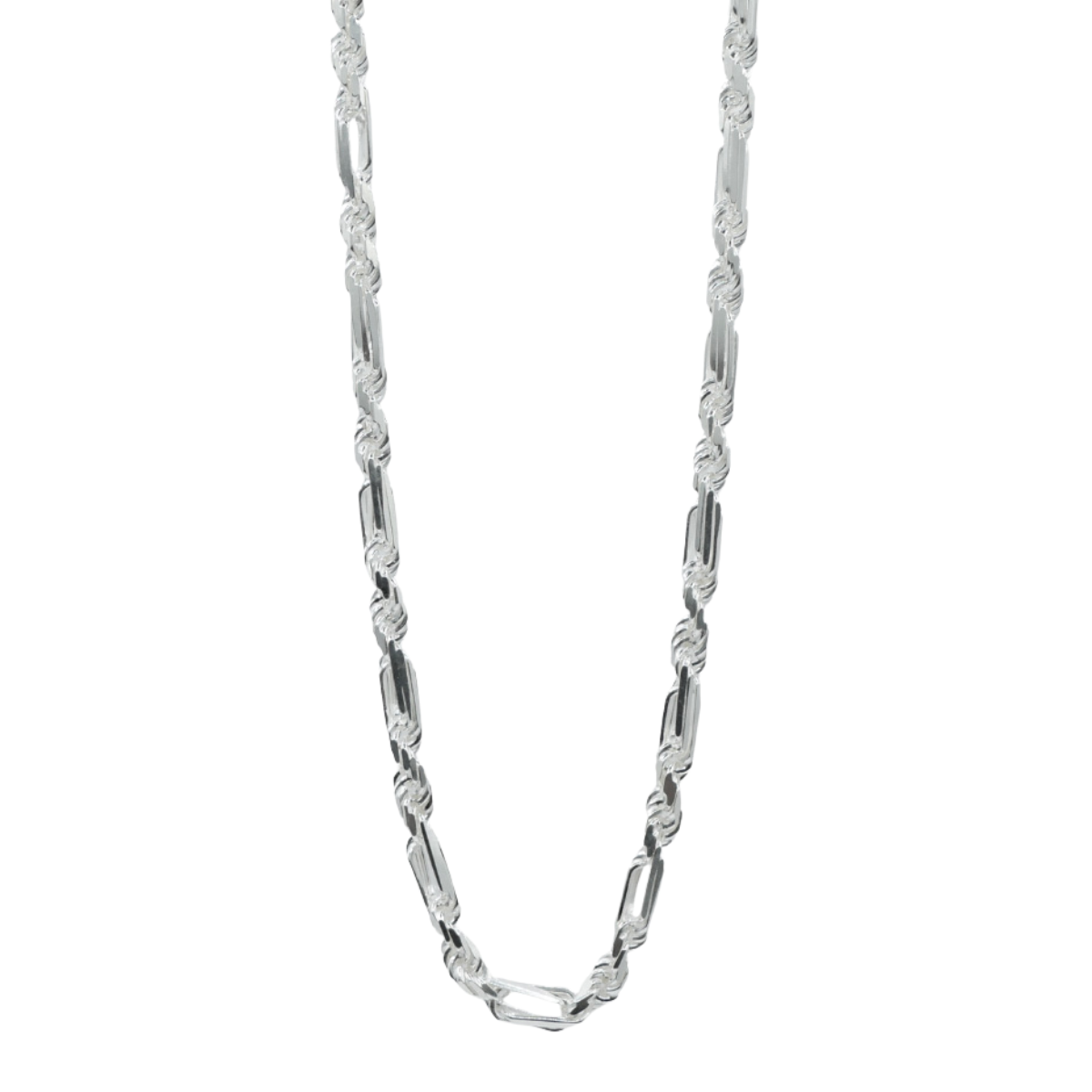 Foto 1 | Cadena Crixus Joyería Torzal Fígaro Plata .925