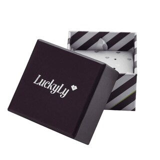 Foto 5 | Collar con Baño de Plata 14k con Dije de Zirconia Cúbica Luckyly Modelo Elia Azul