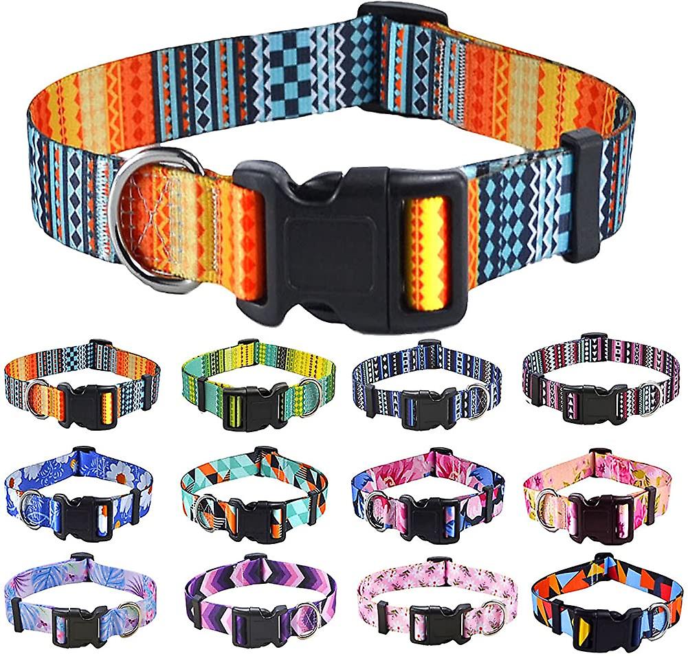 Foto 6 pulgar | Collar Para Perro Huoguo Mihqy Bohemia Floral Tribal Geometric S - Venta Internacional.