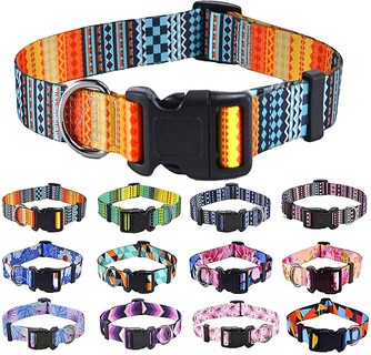 Foto 5 | Collar Para Perro Huoguo Mihqy Bohemia Floral Tribal Geometric S - Venta Internacional.