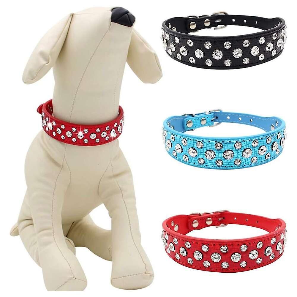 Foto 3 pulgar | Collar Para Perro Huoguo Con Diamantes De Imitación Y Cristales Brillantes - Venta Internacional.