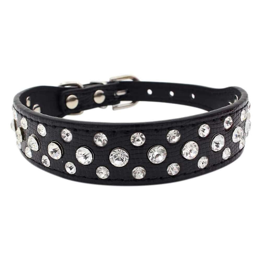 Foto 5 pulgar | Collar Para Perro Huoguo Con Diamantes De Imitación Y Cristales Brillantes - Venta Internacional.