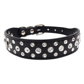 Foto 4 | Collar Para Perro Huoguo Con Diamantes De Imitación Y Cristales Brillantes - Venta Internacional.