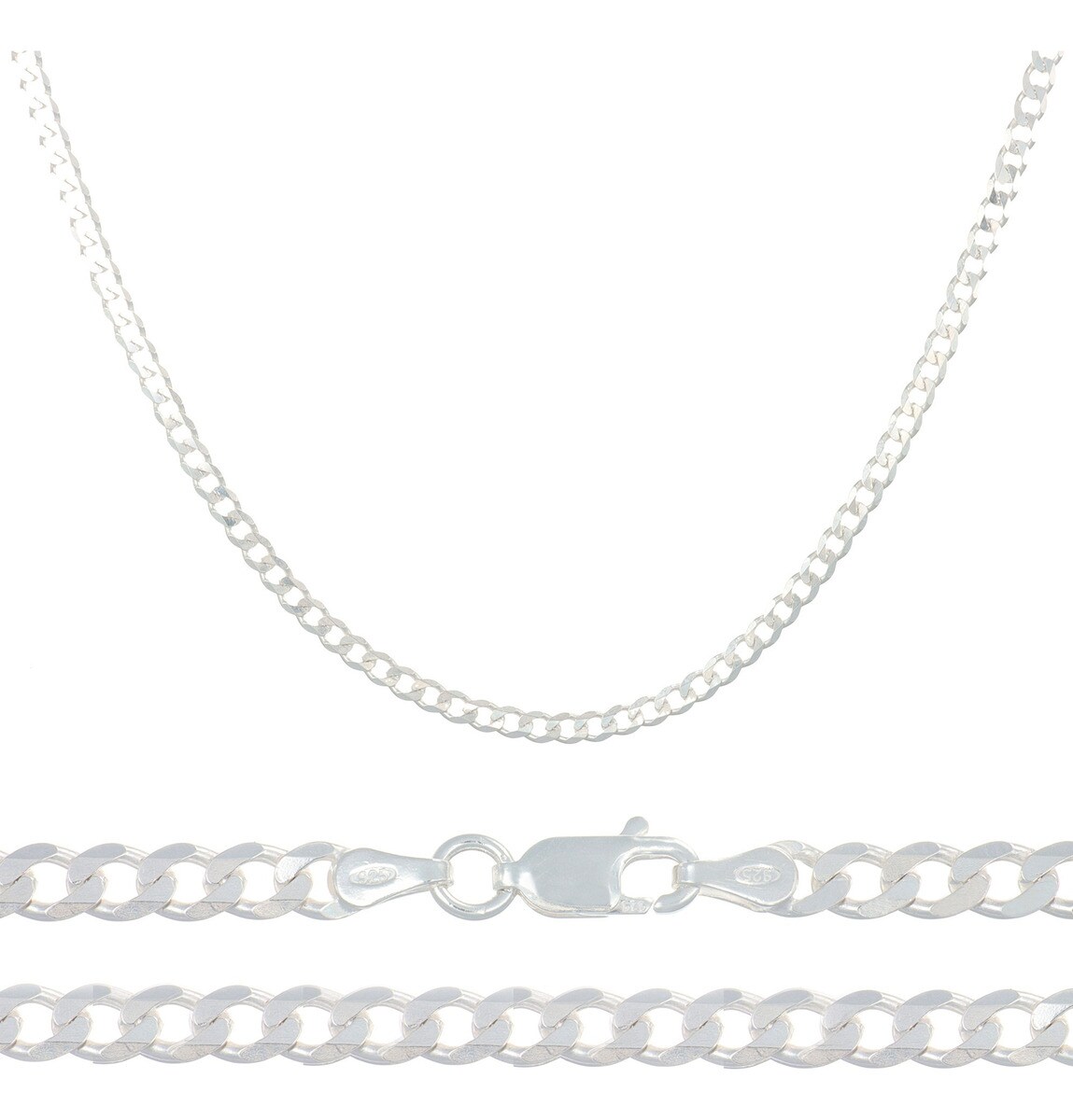 Collar Camet It3 Barbada Plata 60cm $1,199