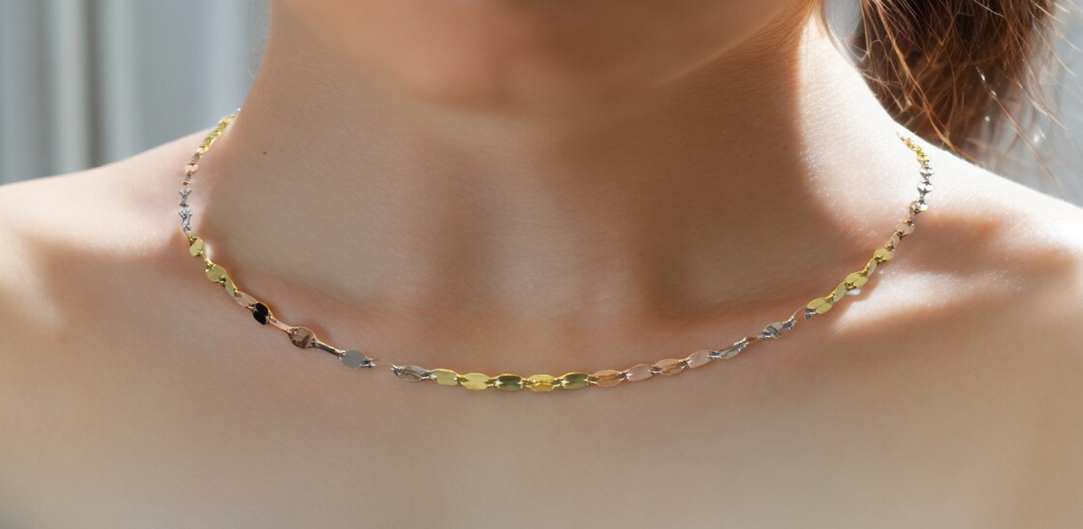 Foto 3 | Cadena De Oro Italiano 14k, Estilo Grano De Café, 50 Cm