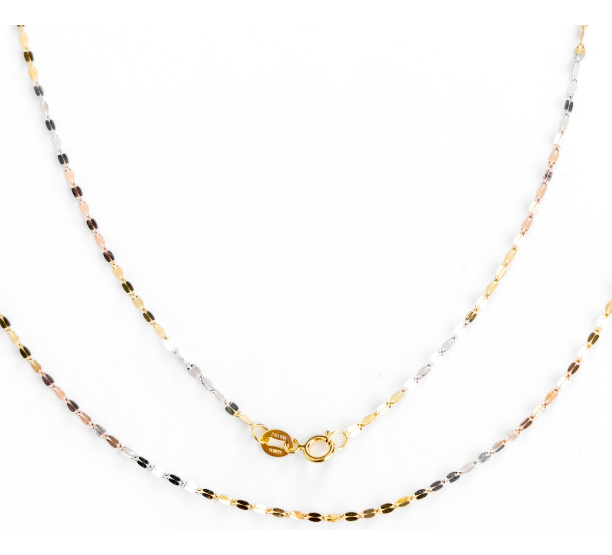 Foto 7 | Cadena De Oro Italiano 14k, Estilo Grano De Café, 50 Cm
