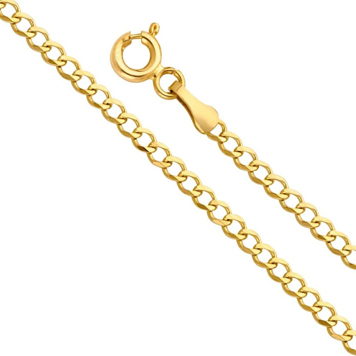 Foto 6 | Cadena Italiana de 10k  Estilo Cubana Calibre 2 mm de 45 cm
