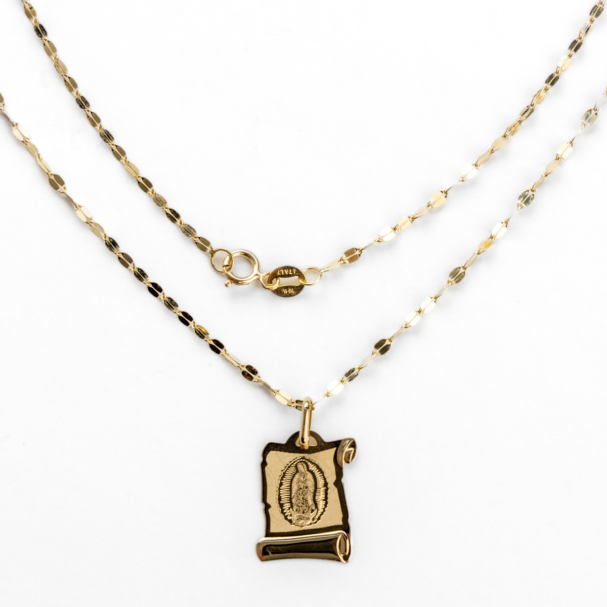 Foto 8 | Collar Con Medalla De Virgen Italiana De Oro De 10k