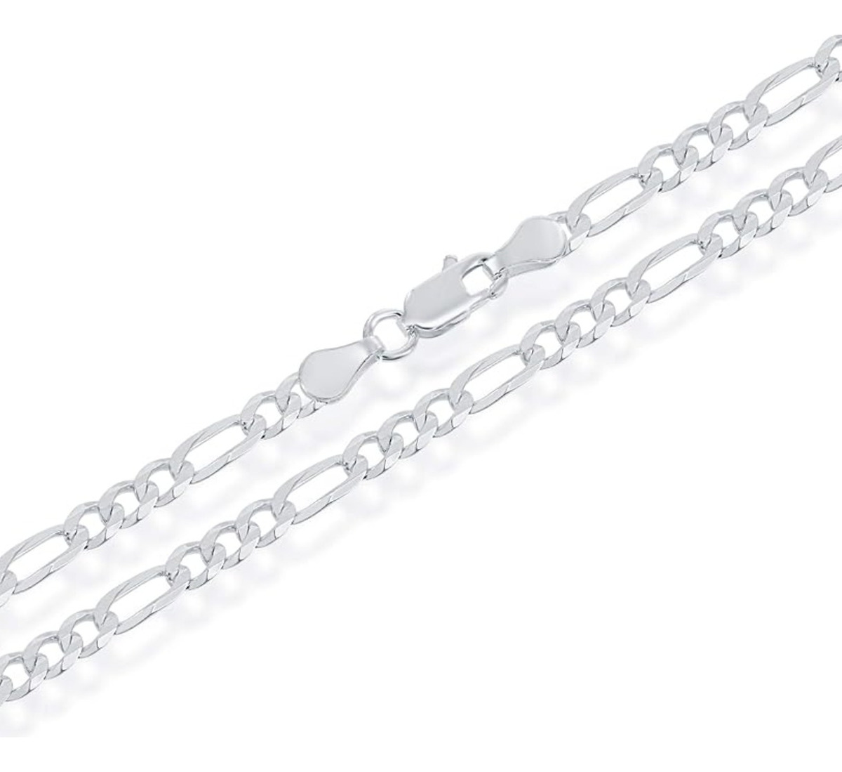 Foto 6 | Cadena De Plata 925 Estilo 3x1 Figaro De 50 Cm Calibre 4.1mm